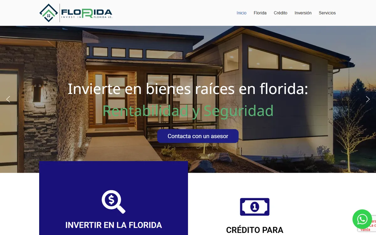 Proyecto Florida 2R: sitio inmobiliario
