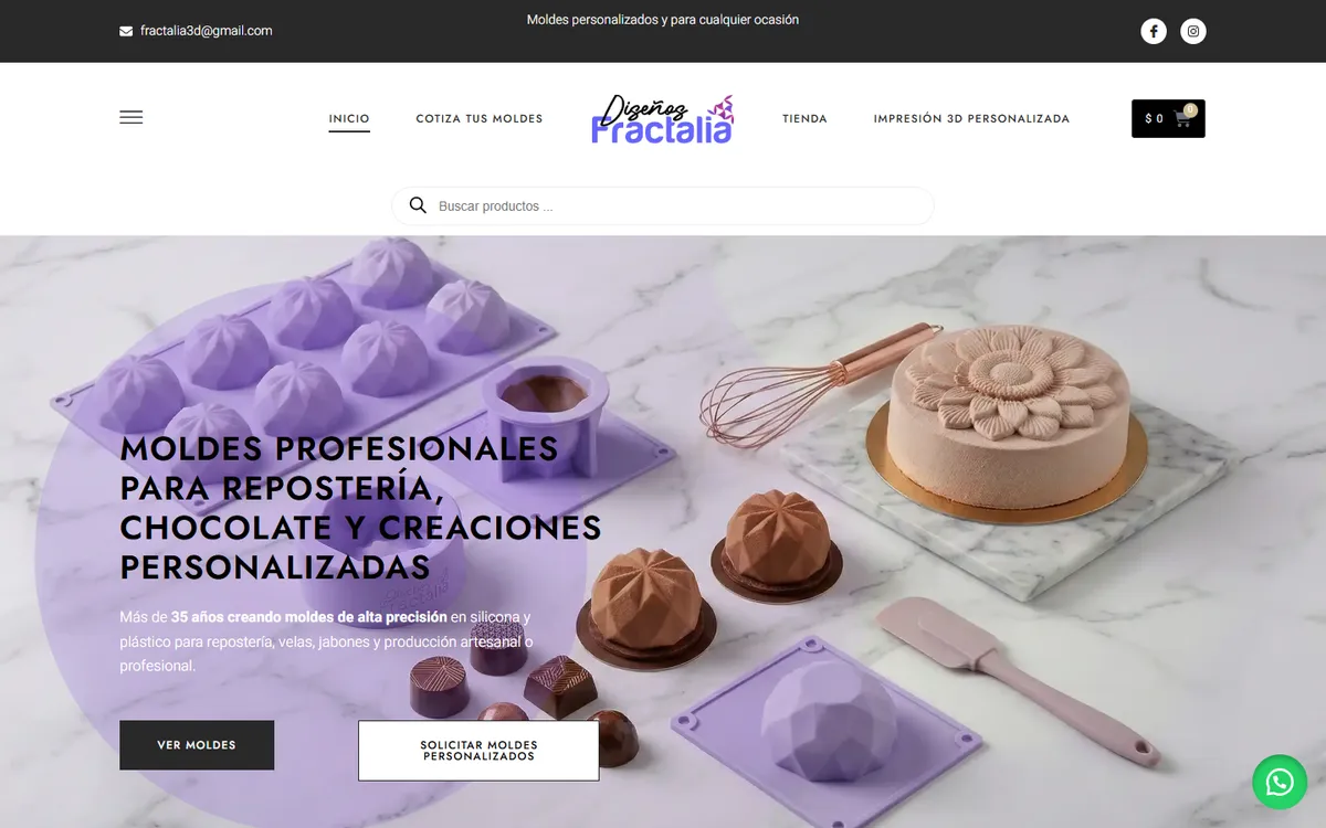 Proyecto Fractalia 3D: tienda online